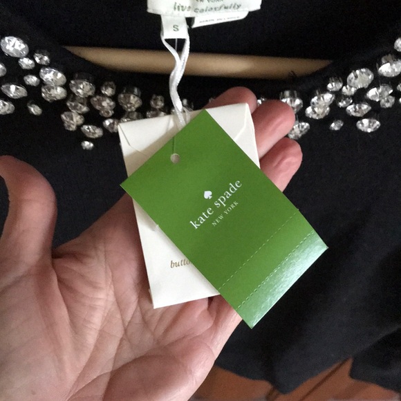 NWT Kate spade embellished sweater - Picture 5 of 6